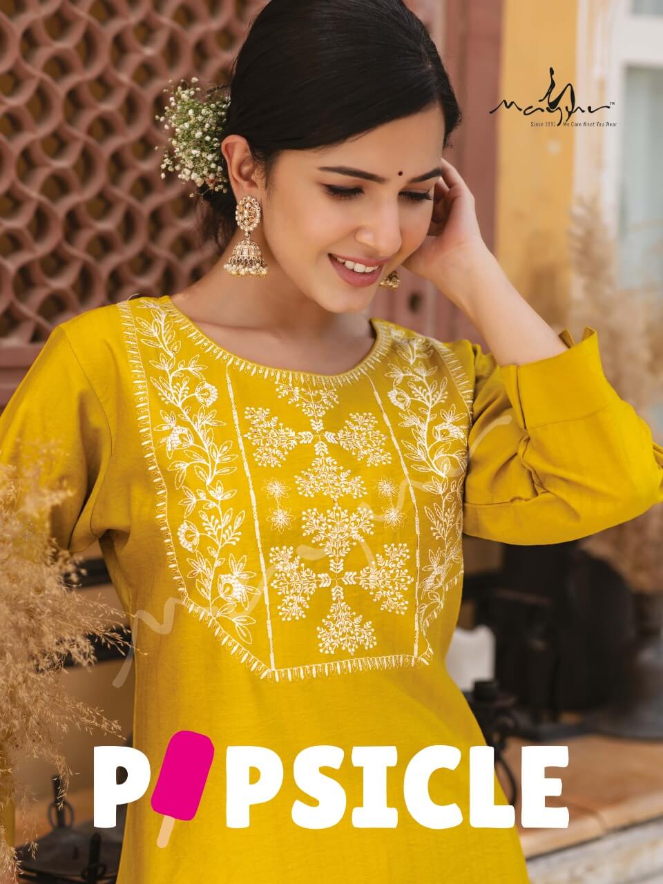 Mayur Popsicle Exclusive Wear Wholesale Kurti Collection